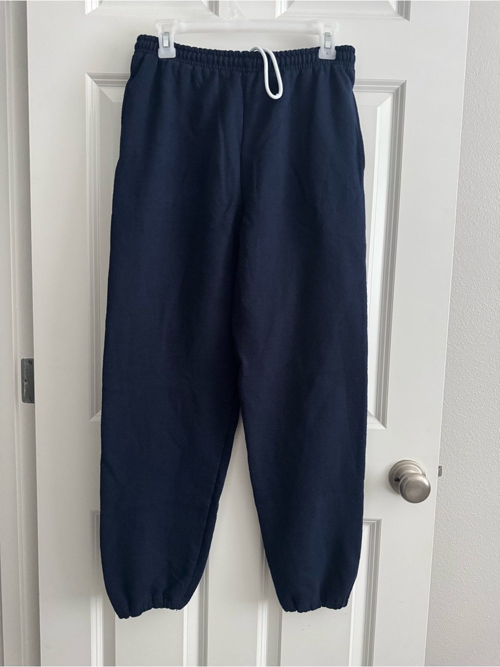 Gildan Navy Blue Men's Elastic Waist Joggers